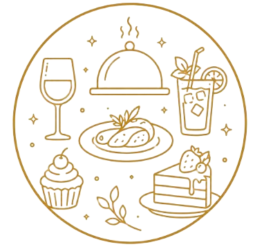 Comida, postres y bebidas